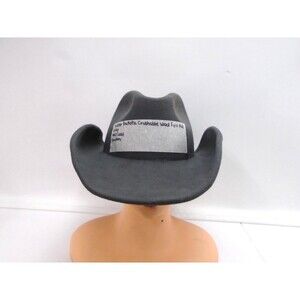 Twister Dakota Wool Cowboy Outback Hat Men Charcoal Gray Felt Size S Western
